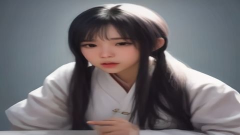 吉根柚莉爱作品风格解析视频封面，极客暗绿色调配人物特写，专业评测氛围感强