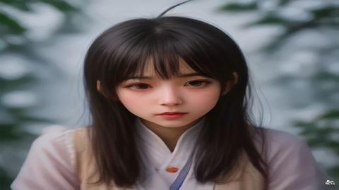 吉根柚莉爱入坑攻略视频封面，动态字幕配合演员形象，蓝绿渐变科技感背景