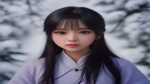 吉根柚莉爱最新写真拍摄花絮视频封面，明亮摄影棚内清新日系风格，柔和暖光